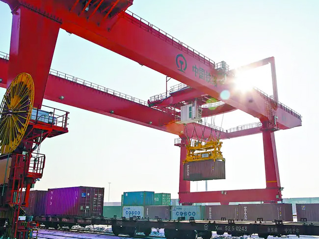 Rail Mounted Container Gantry Cranes
